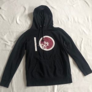 Gray 10 tree hoodie size S